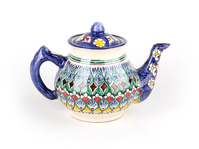 
					Чайник 750мл керамика, серия Риштан, Узбекистан