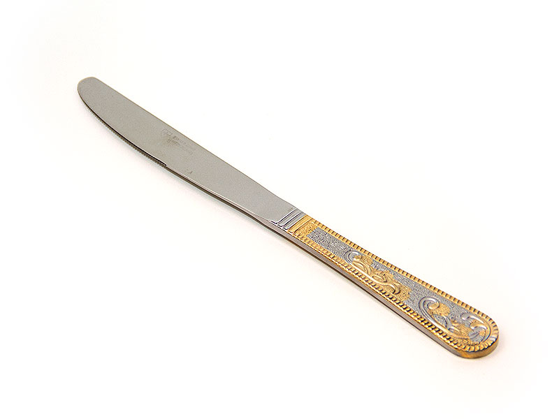 
					Нож столовый ROYALTY HOME SL-01K, нерж. сталь, золото